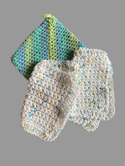 Dish cloth and Potholder